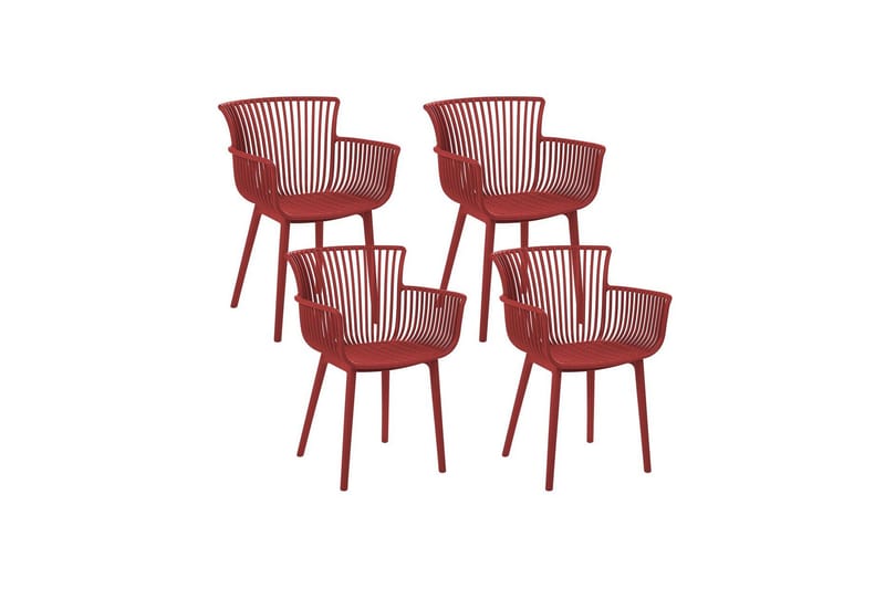 Taurisano Lenestol - Rød - Hagemøbler - Balkong - Balkongmøbler - Balkongstoler