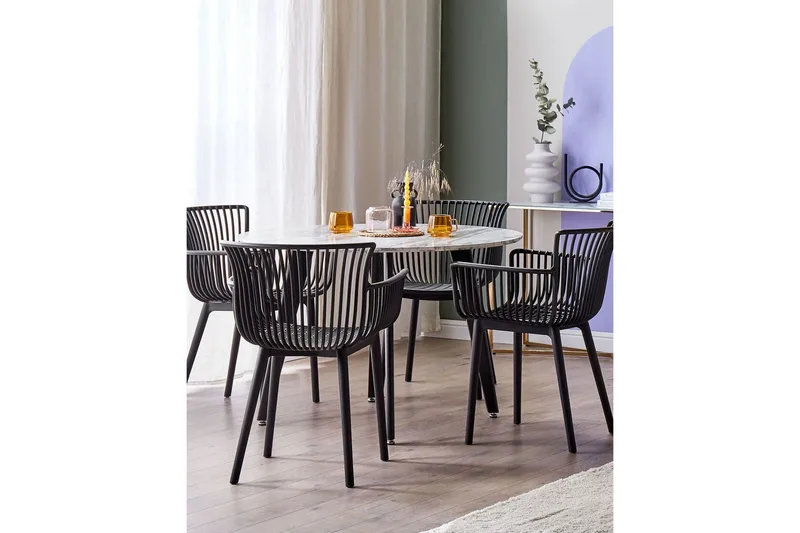 Taurisano Lenestol - Svart - Hagemøbler - Balkong - Balkongmøbler - Balkongstoler