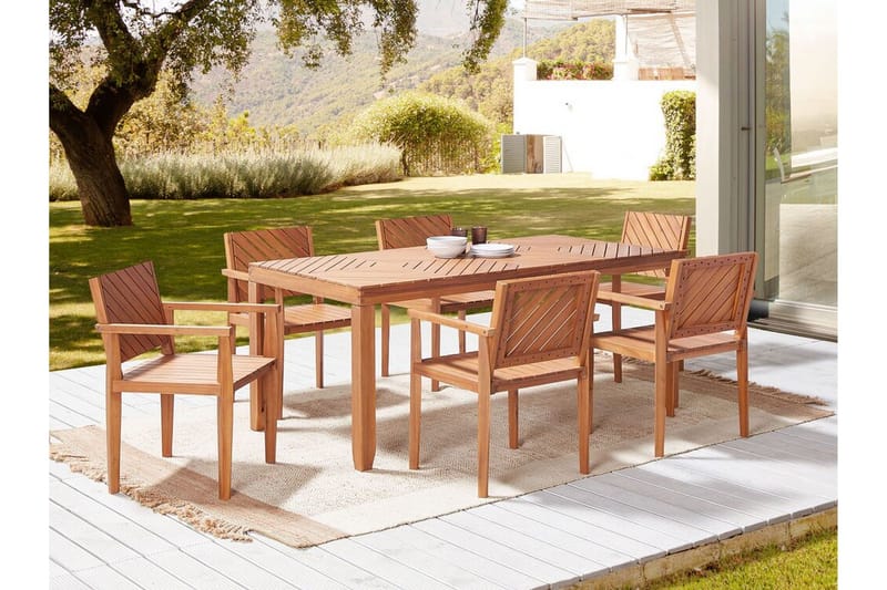 Taviano Lenestol - Lysebrun - Hagemøbler - Balkong - Balkongmøbler - Balkongstoler