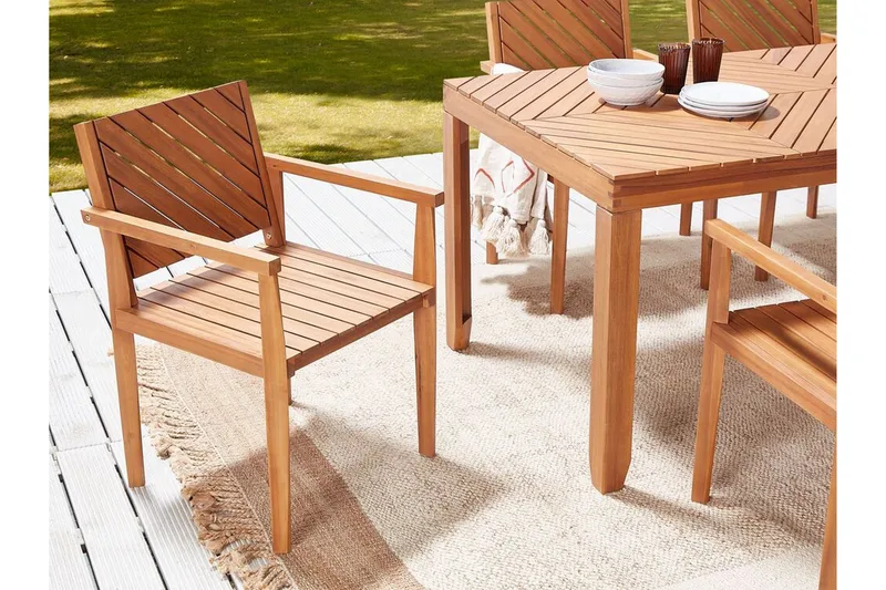 Taviano Lenestol - Lysebrun - Hagemøbler - Balkong - Balkongmøbler - Balkongstoler