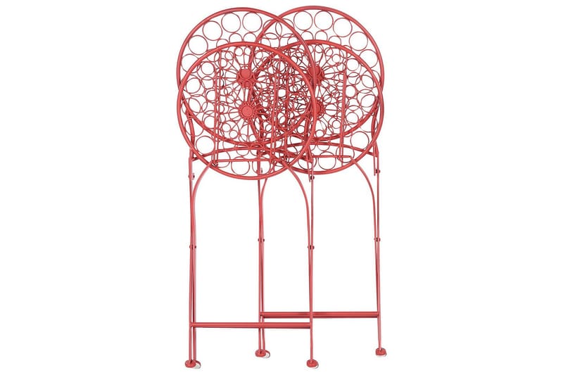 Terrace Spisestol Utendørs - Rød - Hagemøbler - Balkong - Balkongmøbler - Balkongstoler