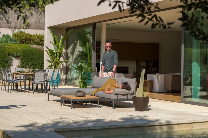 TOPAZ Sofabord 73 cm - Magnesiumgrå - Hagemøbler - Balkong - Balkongmøbler - Balkongbord