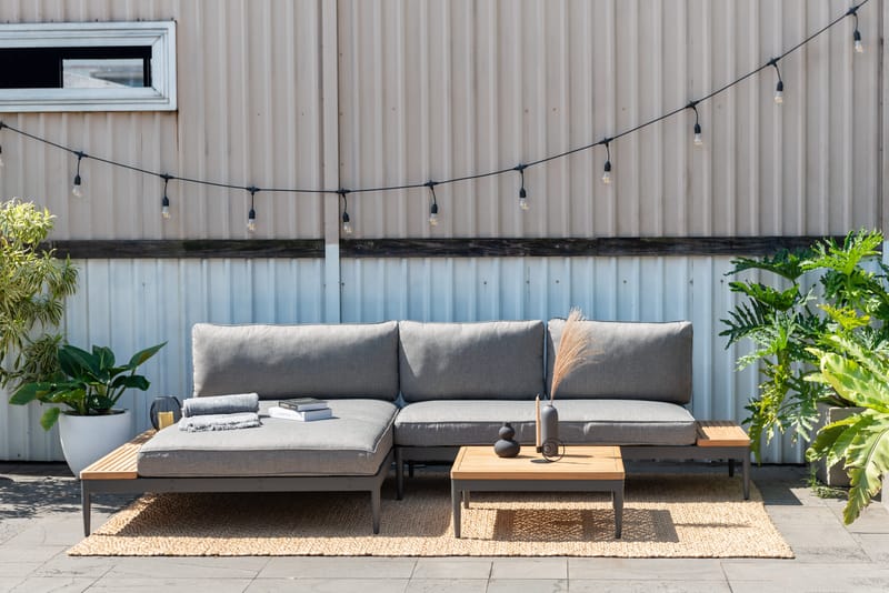 TOPAZ Sofabord 73 cm - Magnesiumgrå - Hagemøbler - Balkong - Balkongmøbler - Balkongbord