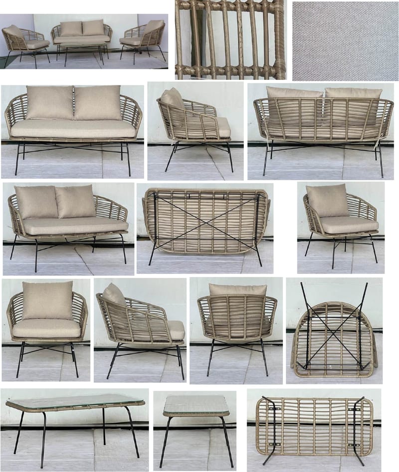 Torino Lounge - Beige - Hage - Utemiljø - Veranda & terrasse - Verandamøbler