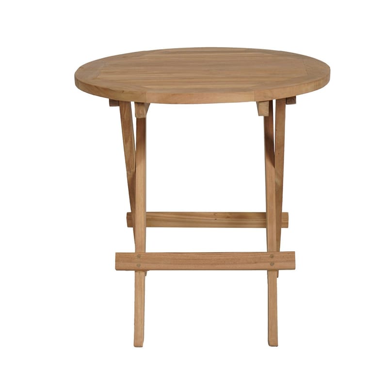 Tropea Sidebord Sammenleggbart Ø50 cm - Tre - Hagemøbler - Balkong - Balkongmøbler - Balkongbord