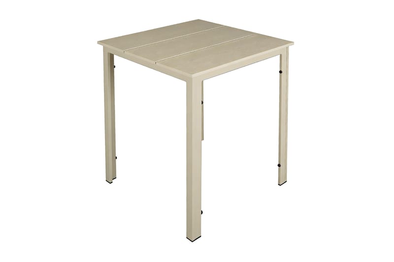 Tunis Cafébord Utendørs 70x70 cm - Beige - Hagemøbler - Balkong - Balkongmøbler - Balkongbord