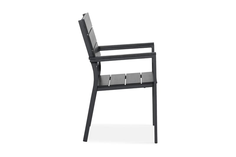 Tunis stablestol utendørs Aintwood - Svart/svart - Hagemøbler - Balkong - Balkongmøbler - Balkongstoler