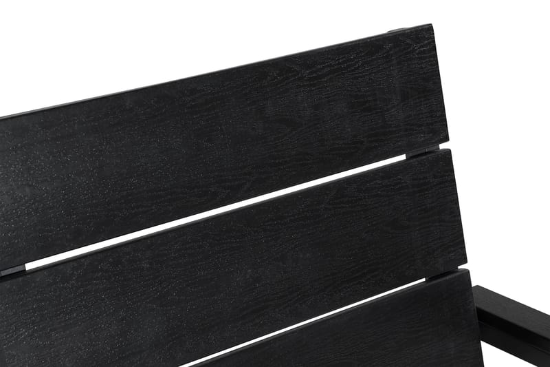 Tunis stablestol utendørs Aintwood - Svart/svart - Hagemøbler - Balkong - Balkongmøbler - Balkongstoler