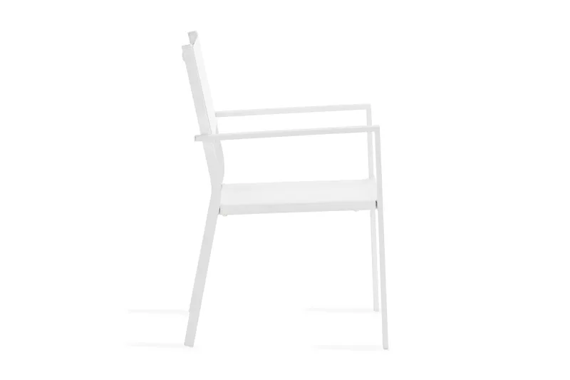 Tunis stablestol utendørs - Hvit/Hvit - Hagemøbler - Balkong - Balkongmøbler - Balkongstoler
