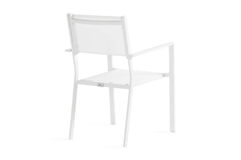 Tunis stablestol utendørs - Hvit/Hvit - Hagemøbler - Balkong - Balkongmøbler - Balkongstoler