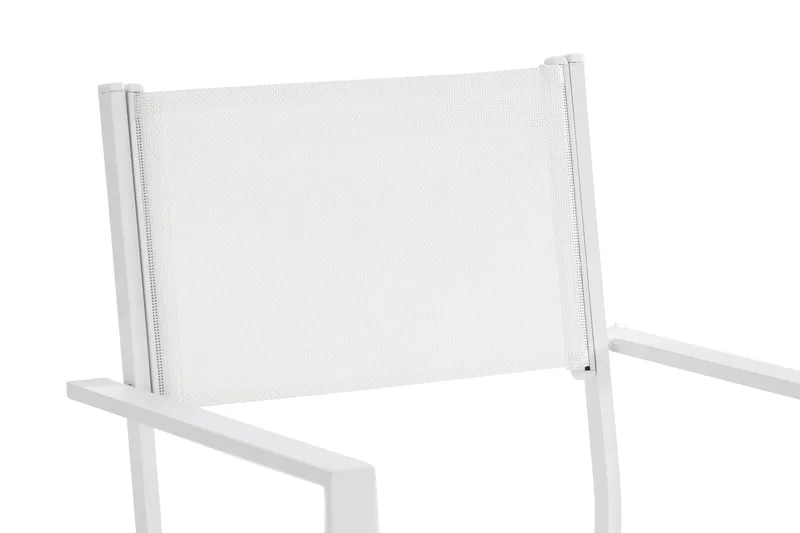 Tunis stablestol utendørs - Hvit/Hvit - Hagemøbler - Balkong - Balkongmøbler - Balkongstoler