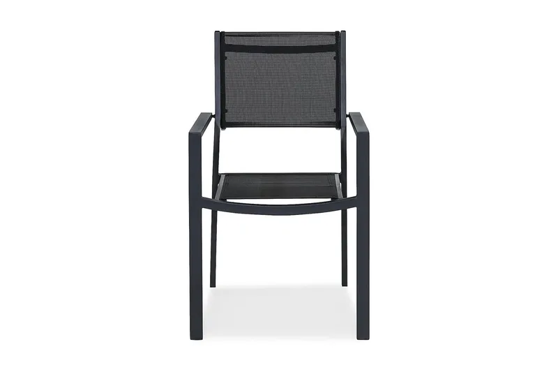 Tunis stablestol utendørs - Svart - Hagemøbler - Balkong - Balkongmøbler - Balkongstoler