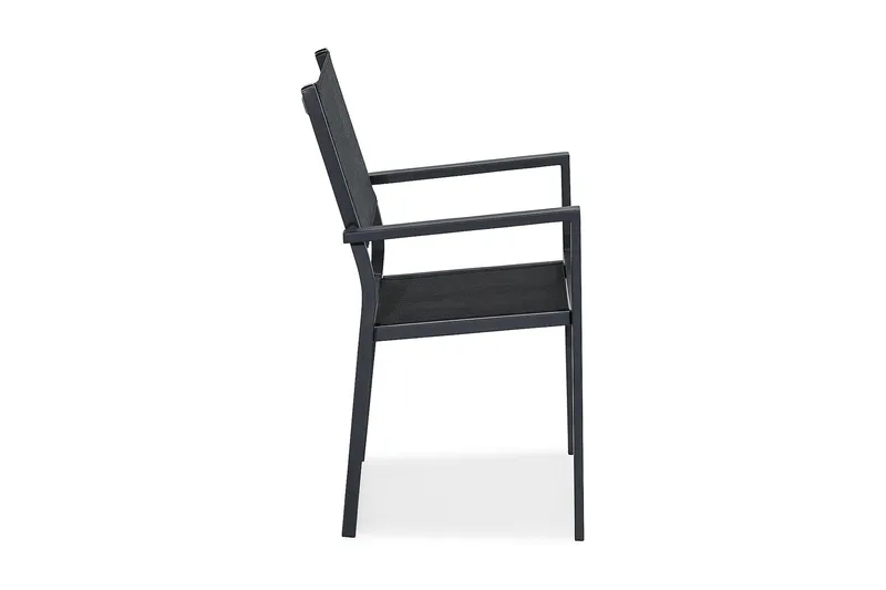 Tunis stablestol utendørs - Svart - Hagemøbler - Balkong - Balkongmøbler - Balkongstoler