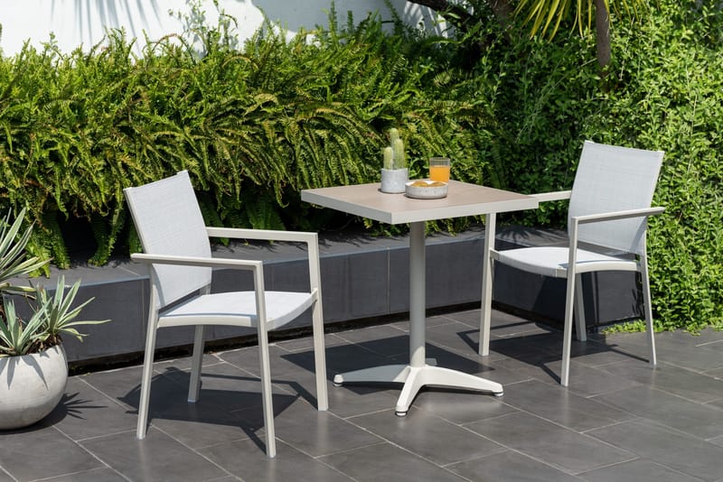 Urbanite Utebord Bistro 64×64 cm - Grå - Hagemøbler - Balkong - Balkongmøbler - Balkongbord