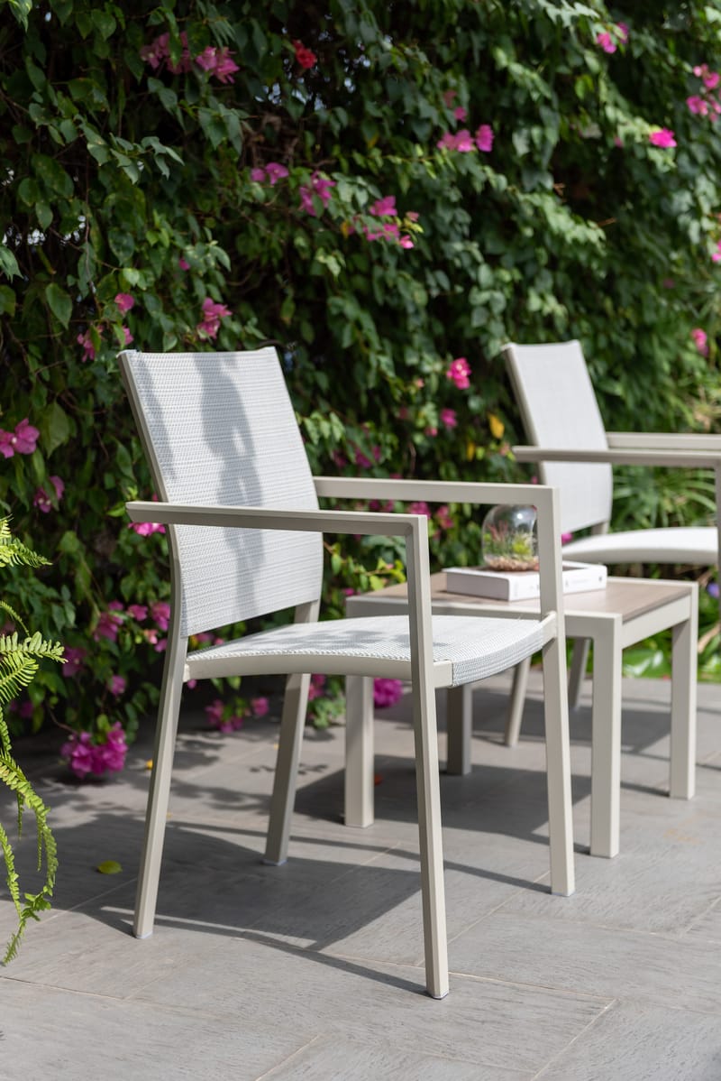 Urbanite Utesidebord 50×50 cm - Lys Grå - Hagemøbler - Balkong - Balkongmøbler - Balkongbord