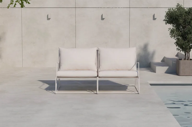 Usteryd 2-seters Loungesofa - Hagemøbler - Balkong - Balkongmøbler - Balkongsofaer
