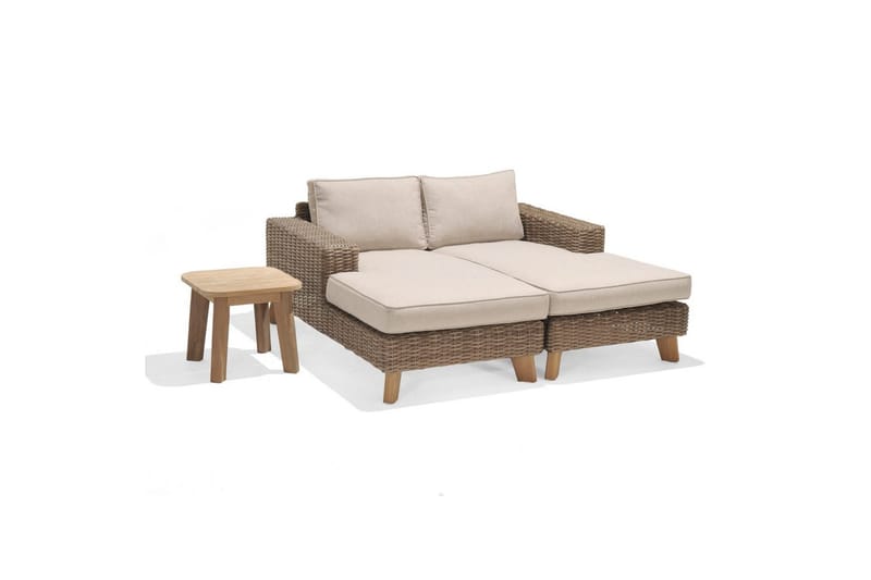 Utendørs møbelgruppe Lifestyle Garden Bahamas sjeselong venstre & høyre & kaffebord 50s - Hagemøbler - Balkong - Balkongmøbler - Balkonggrupper