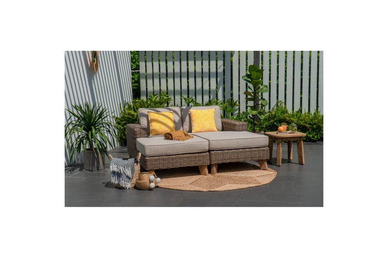 Utendørs møbelgruppe Lifestyle Garden Bahamas sjeselong venstre & høyre & kaffebord 50s - Hagemøbler - Balkong - Balkongmøbler - Balkonggrupper
