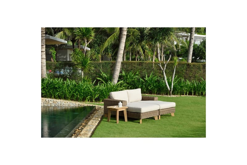 Utendørs møbelgruppe Lifestyle Garden Bahamas sjeselong venstre & høyre & kaffebord 50s - Hagemøbler - Balkong - Balkongmøbler - Balkonggrupper