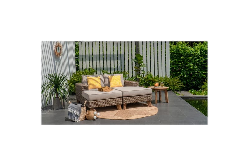 Utendørs møbelgruppe Lifestyle Garden Bahamas sjeselong venstre & høyre & kaffebord 50s - Hagemøbler - Balkong - Balkongmøbler - Balkonggrupper