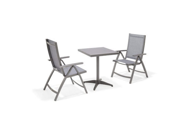 Utendørs møbelgruppe Lifestyle Garden Solana bistro bord + 2 x pos. lenestol - Hagemøbler - Balkong - Balkongmøbler - Balkonggrupper