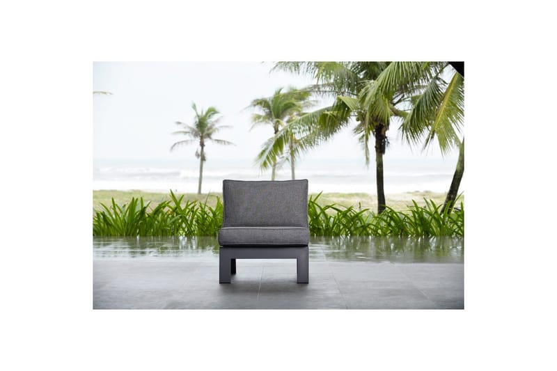 Utendørs møbelgruppe Lifestyle Garden PALAU 2x siderstol + sidebord 60 cm - Hagemøbler - Balkong - Balkongmøbler - Balkonggrupper