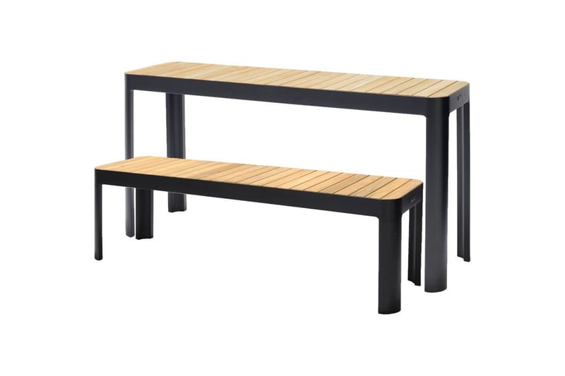 Utendørs møbelgruppe Lifestyle Garden Portals balkongbord & benk, undefined