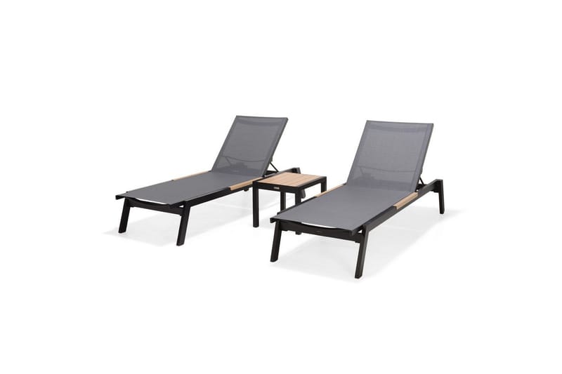 Utendørs møbelgruppe Lifestyle Garden Panama 2x solseng & salongbord - Hagemøbler - Balkong - Balkongmøbler - Balkonggrupper