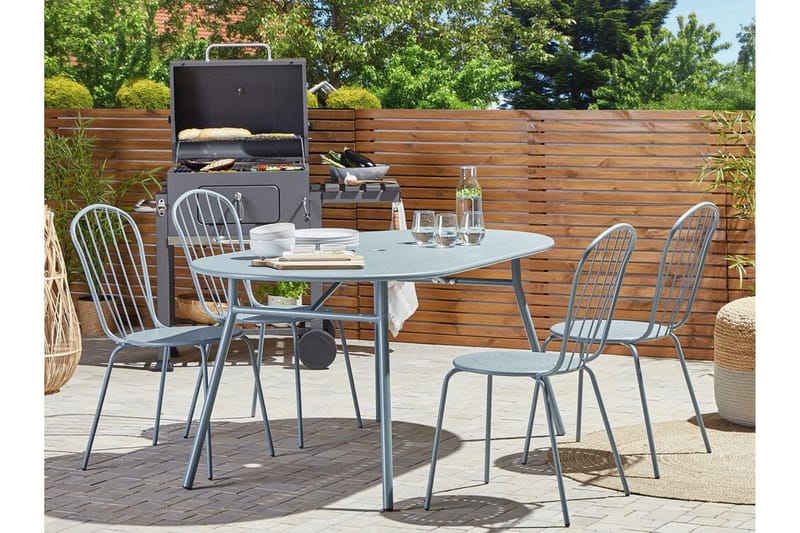 Victoriaville Spisestol Utendørs - Blå - Hagemøbler - Balkong - Balkongmøbler - Balkongstoler