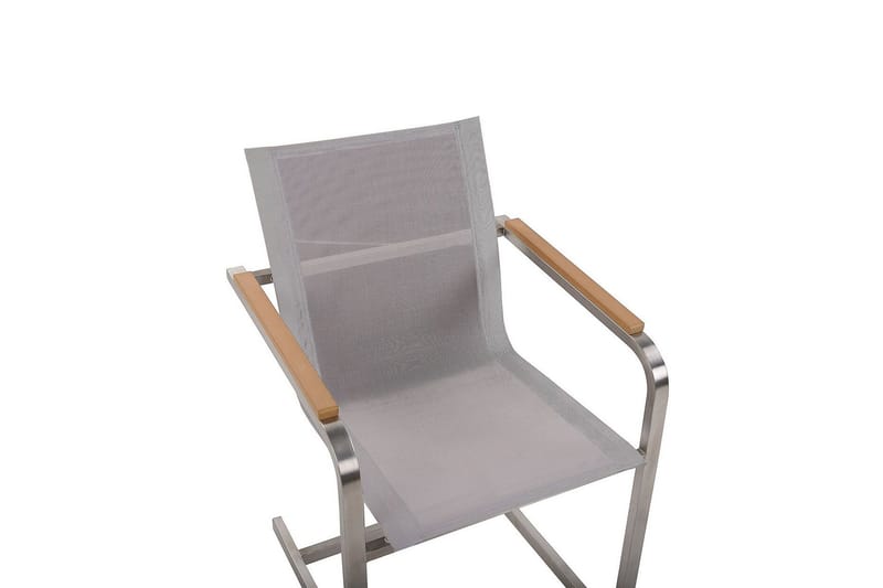 Zervo Lenestol - Beige/Sølv - Hagemøbler - Balkong - Balkongmøbler - Balkongstoler