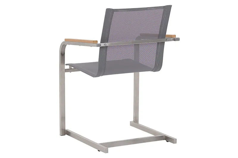 Zervo Lenestol - Grå/Sølv - Hagemøbler - Balkong - Balkongmøbler - Balkongstoler