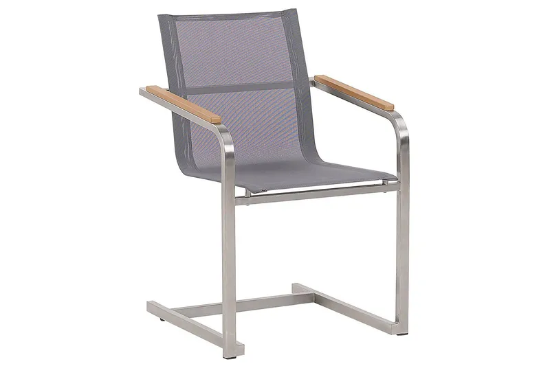 Zervo Lenestol - Grå/Sølv - Hagemøbler - Balkong - Balkongmøbler - Balkongstoler