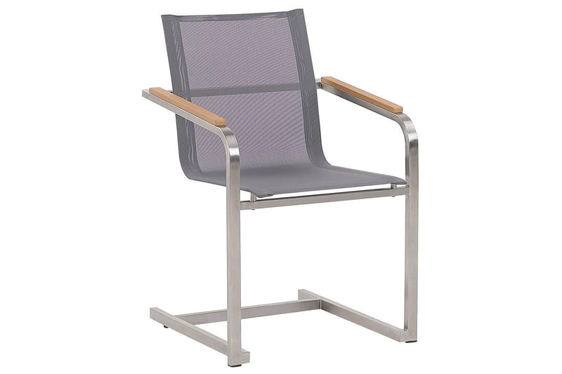 Zervo Lenestol, Grå/Sølv