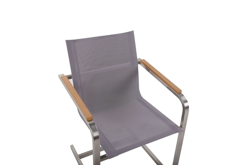 Zervo Lenestol - Grå/Sølv - Hagemøbler - Balkong - Balkongmøbler - Balkongstoler