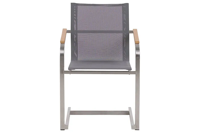 Zervo Lenestol - Grå/Sølv - Hagemøbler - Balkong - Balkongmøbler - Balkongstoler