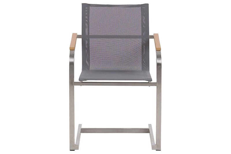 Zervo Lenestol - Grå/Sølv - Hagemøbler - Balkong - Balkongmøbler - Balkongstoler