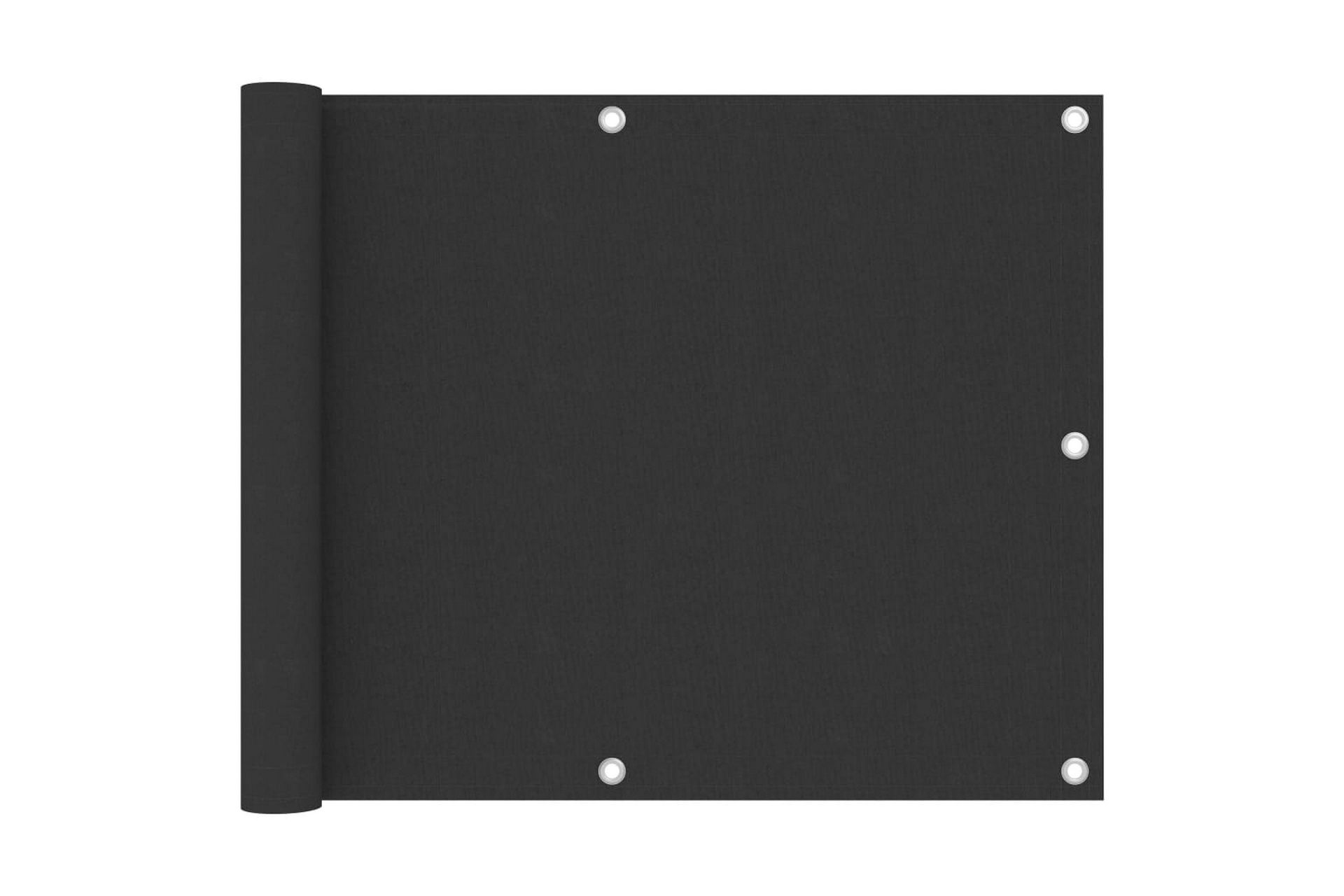 Balkongskjerm antrasitt 75x300 cm oxfordstoff - Antrasittgrå - Hagemøbler - Balkong - Sikkerhet & vindbeskyttelse balkong - Balkongbeskyttelse