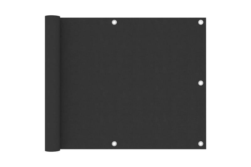 Balkongskjerm antrasitt 75x300 cm oxfordstoff - Antrasittgrå - Hagemøbler - Balkong - Sikkerhet & vindbeskyttelse balkong - Balkongbeskyttelse