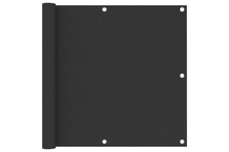 Balkongskjerm antrasitt 90x300 cm oxfordstoff - Antrasittgrå - Hagemøbler - Balkong - Sikkerhet & vindbeskyttelse balkong - Balkongbeskyttelse