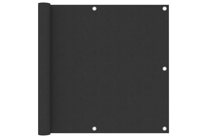 Balkongskjerm antrasitt 90x500 cm oxfordstoff - Antrasittgrå - Hagemøbler - Balkong - Sikkerhet & vindbeskyttelse balkong - Balkongbeskyttelse