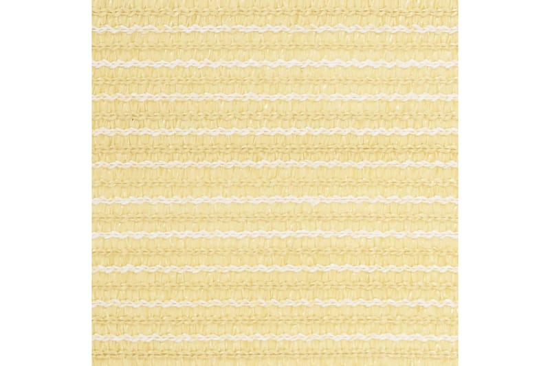Balkongskjerm beige 90x500 cm HDPE - Beige - Hagemøbler - Balkong - Sikkerhet & vindbeskyttelse balkong - Balkongbeskyttelse