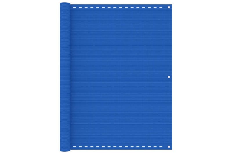 Balkongskjerm blå 120x500 cm HDPE - Blå - Hagemøbler - Balkong - Sikkerhet & vindbeskyttelse balkong - Balkongbeskyttelse