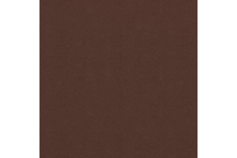 Balkongskjerm brun 120x400 cm oxfordstoff - Brun - Hagemøbler - Balkong - Sikkerhet & vindbeskyttelse balkong - Balkongbeskyttelse