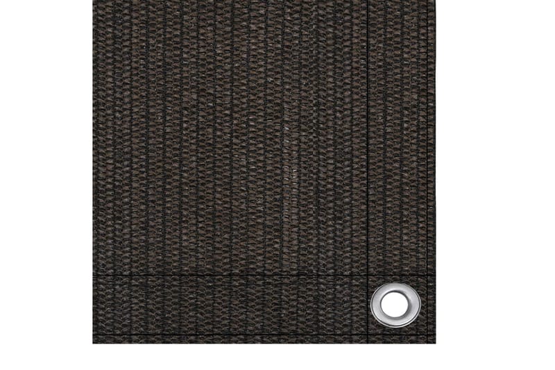 Balkongskjerm brun 120x500 cm HDPE - Brun - Balkongbeskyttelse