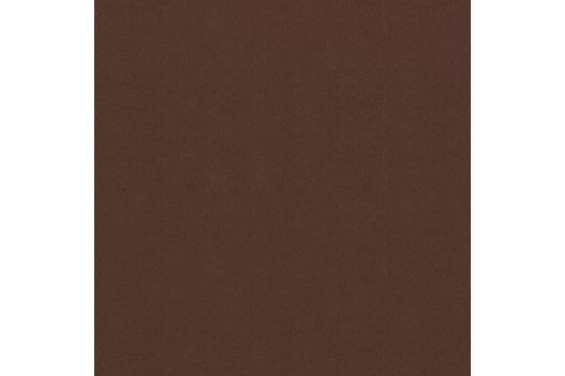 Balkongskjerm brun 120x500 cm oxfordstoff - Brun - Balkongbeskyttelse