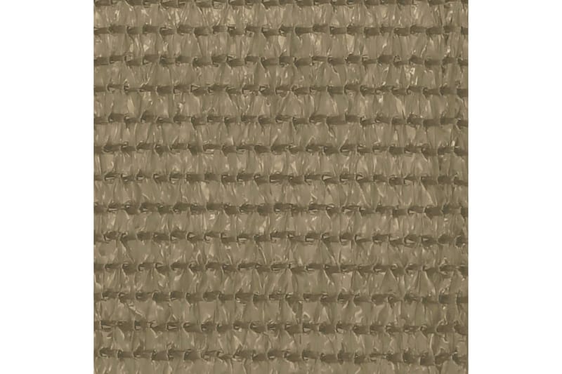 Balkongskjerm gråbrun 120x500 cm HDPE - Taupe - Hagemøbler - Balkong - Sikkerhet & vindbeskyttelse balkong - Balkongbeskyttelse