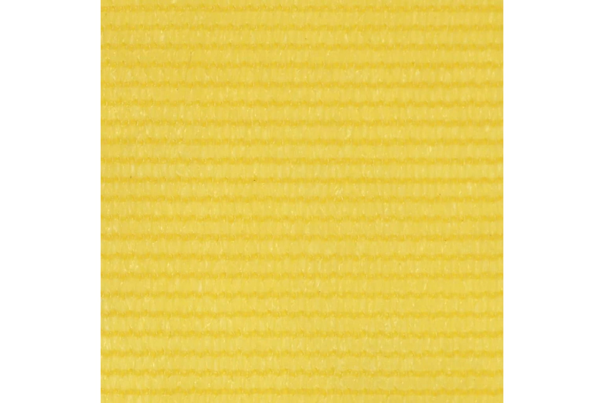 Balkongskjerm gul 120x400 cm HDPE - Gul - Hagemøbler - Balkong - Sikkerhet & vindbeskyttelse balkong - Balkongbeskyttelse