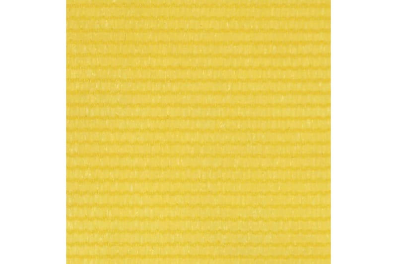 Balkongskjerm gul 90x500 cm HDPE - Gul - Hagemøbler - Balkong - Sikkerhet & vindbeskyttelse balkong - Balkongbeskyttelse