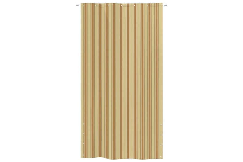 Balkongskjerm gul og oransje 140x240 cm oxfordstoff - Flerfarget - Hagemøbler - Balkong - Sikkerhet & vindbeskyttelse balkong - Balkongbeskyttelse
