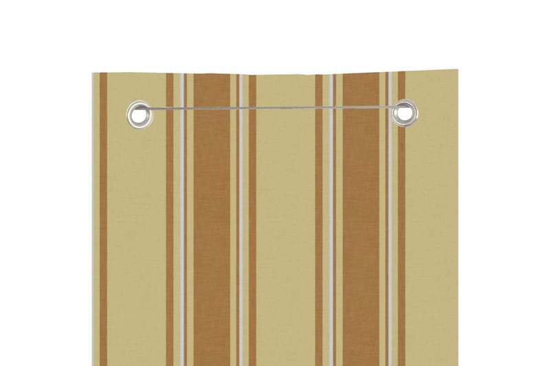 Balkongskjerm gul og oransje 140x240 cm oxfordstoff - Flerfarget - Hagemøbler - Balkong - Sikkerhet & vindbeskyttelse balkong - Balkongbeskyttelse